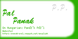 pal panak business card